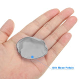 Silk Rose Petals, 300 Pcs Artificial Flower Petals For Wedding Decorations, Romantic Night, Aisle Scatter Petals, Silver Tone