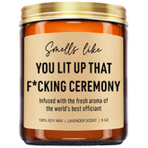 Funny Scented Candle, Wedding Officiant Gifts For Wedding Day, Officiant Proposal Gifts - Thank You Presents For Best Officiant - 9 Oz