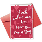 Rude Valentines Day Card Gift For Men Women, Funny I Love You Every Day Card, Romantic Valentines Card For Husband Wife Girlfriend Boyfriend, Humorous Vday Card