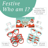 Who Am I Christmas Quiz Game, Question Cards After Dinner Party, Fun Games For Kids, Card Game For Adults, Family Game, Secret Santa, Gift, Present, Ages 7+