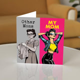 Mom Birthday Card - Other Moms - Happy Birthday Card For Mom From Son Daughter, 5.7 Inch Mothers Day Greeting Cards