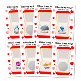 Where Is My Ring Wedding Or Bridal Shower Scratch Off Game, 40 Pack, Fun & Easy Wedding Shower Game For Guests, Engagement Party, Bachelorette Party, And Bride-To-Be Celebration Scratch Off Cards.
