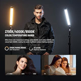 Basics 12 Inch Magnetic RGB Light Wand SL30 8W Dimmable Handheld Video Tube Light