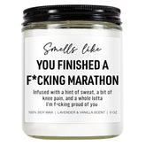 Funny Scented Candle, Gifts For Runners Men, Women, Christmas, Cross Country Running Gifts, Half Marathon Essentials, Track And Field, Running Accessories For Women, Marathon Runner Presents