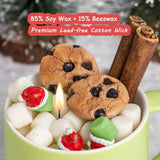 Hot Cocoa Mug Candle, Valentine’S Day Candle Gift For Her, 12.5Oz Chocolate & Creamy Marshmallow Soy Wax For Home Décor, Romantic Gifts For Women Girlfriend Wife Couples