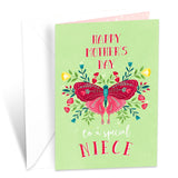 Niece Mother'S Day Card, Made In America, Eco-Friendly, Thick Card Stock With Premium Envelope 5In X 7.75In, Packaged In Protective Mailer