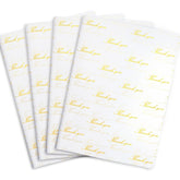 100 Sheets White With Gold Thank You Tissue Paper Bulk,20" X 14",Golden Thanks You Tissues Paper For Packaging And Gift Bags,Small Business