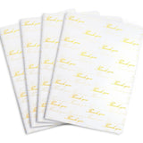 100 Sheets White With Gold Thank You Tissue Paper Bulk,20" X 14",Golden Thanks You Tissues Paper For Packaging And Gift Bags,Small Business