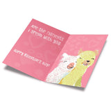 Llama Valentine'S Day Card, Made In America, Eco-Friendly, Thick Card Stock With Premium Envelope 5In X 7.75In, Packaged In Protective Mailer (Llama)
