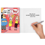 Birthday Card For Women, Funny Birthday Cards, Gifts For Women, Friend, Bestie, Sister, Mom, Grandmother, All The Girls Celebrating Birthdays!