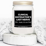 You Nique Designs Gifts For Clinical Instructors 8Oz Candle, Clinical Instructor Surprise From Student, Coworker- Nursing Instructor Appreciation - Clinical Instructor Gift (Lavender & Vanilla)