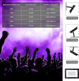 4 Pack 100W LED Black Lights IP66 Waterproof Plug In Blacklight Flood Lights for Glow Party