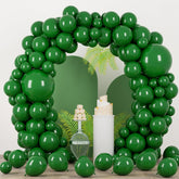 90Pack Dark Green Balloons Different Size 18/12/10/5 Inch Green Balloon Garland Arch Kit For Birthday, Graduation, St. Patrick'S Day, Christmas, Baby Shower, Dinosaur Party Decorations