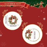 16Pcs Christmas Wreath Napkin Rings Set Of 8 And 8 Christmas Napkins Cloth, Napkins Holdes For Dinning Table Setting Decoration, Xmas Dinner Tables Rings For Winter Party
