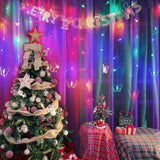 Butterfly Curtain Lights, 8 Modes 48Led Twinkle String Light With Remote 4.9Ft Usb Powered Window Fairy Light, Decorativ