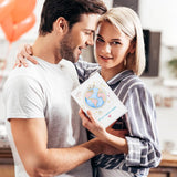 Romantic Valentine'S Day Card - Sliding Design Anniversary Card With Envelope Gold Foil Romantic Birthday Sweetest Day Gift For Her Him - Let'S Go Everywhere Together