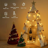 17FT 50 LED Star String Lights Battery Operated Warm White Fairy Lights with Remote Control Timer 8 Modes Waterproof Decorative Lights for Bedroom Patio Wedding Party Decor
