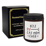 Cat Mom Gifts For Women, Cat Candle, Cat Mom Gifts Candle, Best Cat Mom Gifts, Funny Cat Gifts For Women, Best Cat Mom Ever Scented Candles