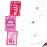 20 Assorted Box Set Hysterical Galentine'S Day Greeting Cards W/5 X 7 Inch Envelopes (10 Designs, 2 Each) Be My Galentine Ac3355Gag-B2X10