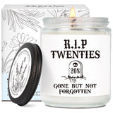 Funny 30Th Skull Birthday Candle Gifts For Her Him, Rip 20S - Happy Thirtieth Candle, 1995 Thirtieth Bday Candles, 30 Year Old Gothic Bday Candles Gift For Her Him Sister Friends Family Coworker-10