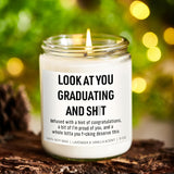 Funny Grad Candle, 2026 Graduation Gifts For Her, Him - College, High School, Masters Degree, Phd, Law School, Nursing & Nurse Graduation Gifts For Women, Men - 9 Oz