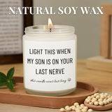 Daughter In Law Gifts, Funny Daughter In Law Birthday Gifts, Mothers Day Christmas Gift For Future Daughter-In-Law From Mother-In-Law, Unique Candle Gift For Son’S Girlfriend