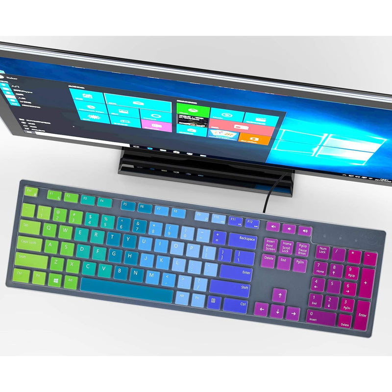 Keyboard Cover Skin For Dell Km636 Wireless/Kb216 Kb216P Kb216D Wired Keyboard