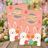 Easter Scratch Off Cards - 50 Pack Funny Easter Bunny Party Games - Spring Party Cards For Holiday - Eggs Holiday Ice Breaker Game For Family -A01