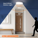12 Inch Motion Sensor LED Ceiling Light with Remote 2400LM Dimmable Flush Mount
