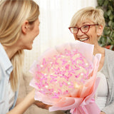 Diy Artificial Flower Bouquets, Butterfly Bouquet Kit Gift For Valentine'S Day Mother'S Day Wedding Birthday