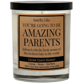 New Parents Gifts For Couples, Her, Him, Gender Reveal Gifts For Parents To Be, New Mom, Dad, Pregnancy, Unique Present For Expecting Mom, Dad, Mother'S Day & Father'S Day, 100% Soy Wax - Made In Usa