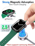 2 Pack Multi Charging Cable for Apple Watch iPhone Samsung USB C Lightning 4FT Travel Charger
