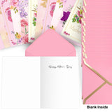 Mothers Day Cards Bulk 24 Pack Glitter Floral Mothers Day Cards With Envelopes Gift For Mom Blank Inside