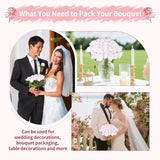 6 Pcs Fake Roses Artificial Flowers Bulk, White Roses Bridal Bouquet Silk Faux Rose With Stems For Wedding Flowers Decoration, Valentine'S Day, Anniversary,Home Decor (6Pcs, White)