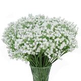 Babys Breath Artificial Flowers, Adjustable Stems, Maintenance-Free, 21" Faux Gypsophila Bouquet For Home Decor, Weddings, Parties, Diy Crafts (12 Pcs)