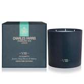 Luxury Scented Candle – 3 Wick, Hand-Poured, Long Lasting, Clean Burning, 640G / 22.5Oz, Up To 80 Hour Burn, Made In England – Orange Blossom, Jasmine, Green Mulberry – Elizabeth