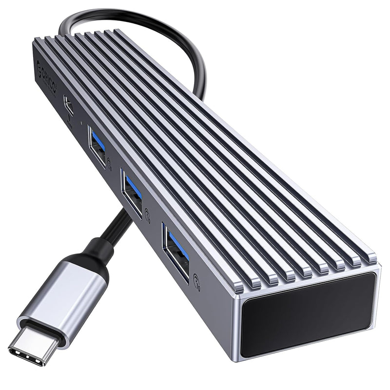 USB C 3.2 Hub, ORICO 4 Ports USB 3.2 Gen 2 USB C Adapter with 100W Power Deliv