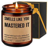 Grad Candle, Masters Degree Graduation Gifts For Her Him, 2026 Graduation Gifts For Masters Degree Women Men, Congratulations Presents For Mba Graduates, Congrats Presents For Masterate