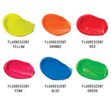 Liquitex BASICS Acrylic Paint Set, 6 x 22ml (0.74-oz) Tube Paint Set, Fluorescent