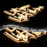 Let Your Light Shine Neon Sign LED Christian Wall Light for Prayer Room Church Bedroom Decor