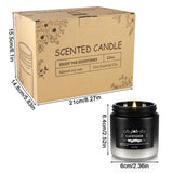 12 Pack Men'S Scented Candles In Jar - 3.5Oz Each, 150+ Hours Long Lasting, Soy Blend Wax Aromatherapy Candle Gifts Set For Men, Birthday, Valentine, Anniversary, Christmas