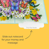 Butterflies In Nature Pop Up Card - 3D Butterfly Card For Wife, Husband, Girlfriend, Mom, Dad, Mother, Father (Birthday Card, Get Well, Thank You, Anniversary)