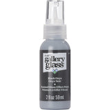 Gallery Glass, Black Onyx Stained Glass 2 fl oz Brilliant Smooth Finish Paint, Perfect for Easy to Apply DIY Arts and Crafts, 19775