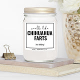 You Nique Designs Smells Like Chihuahua Farts Soy Candle 8Oz - Dog Farts Candle Chihuahua Owner Presents - Funny Gifts For Women, Men - Dog Mom Gifts For Pup Lovers (Lavender & Vanilla)