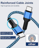 10FT USB C to USB C Fast Charging Cable for iPhone 17 16 15 iPad Samsung Galaxy Pixel Braided