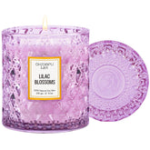 Lilac Blossoms Scented Candle, Highly Floral Fragranced Candle, Natural Soy Wax Candle Gift, Candles Gifts For Women, 55 Hours Long Burning, Home Decorative, 8.1 Oz