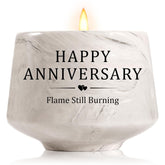Happy Anniversary Candle – Aniversario Gifts For Couple,Women,Men 6Oz Lavender Scented Candle,Anniversary Romantic Gifts For Him & Her