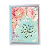 Jumbo Mother'S Day Greeting Card 8.5 X 11 Inch With Envelope (1 Pack) Oversize Jumbo Mom Blooming Calligraphy-Peonies J10349Amdg-Us