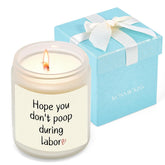 Mom To Be, Funny Pregnancy Gifts For Expecting First Time Mom Gifts,Unique Gift For Pregnant Friend Women, Natural Soy Wax Lavender Scented Candle