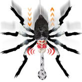 31" Giant Spider Animatronics Halloween Hanging Decorations with Spider Egg